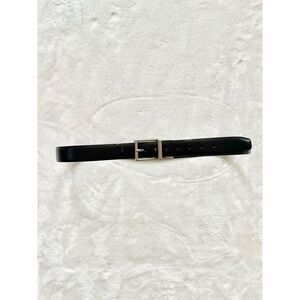 Women’s chaps belt black and silver